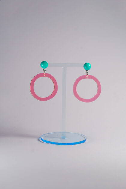 Lucky Ears Turquoise rose fluoreszierend