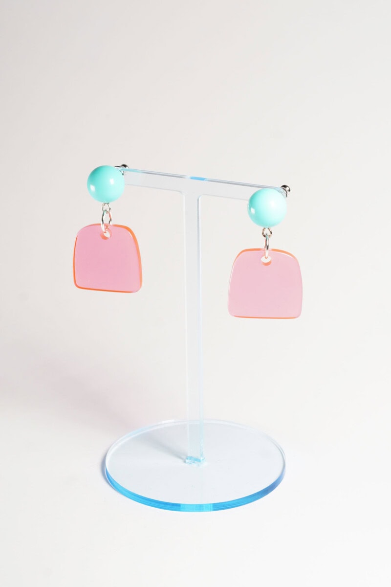 Lucky Ears - turquosie - raspberry fluoreszierend – Bild 2