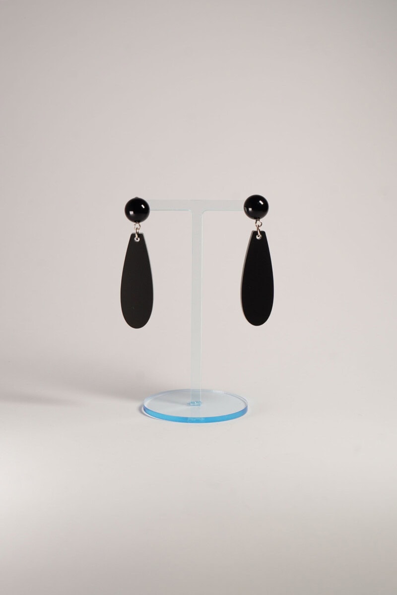 Lucky Ears - black - black satiniert